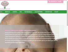 Tablet Screenshot of nurseandnurture.com
